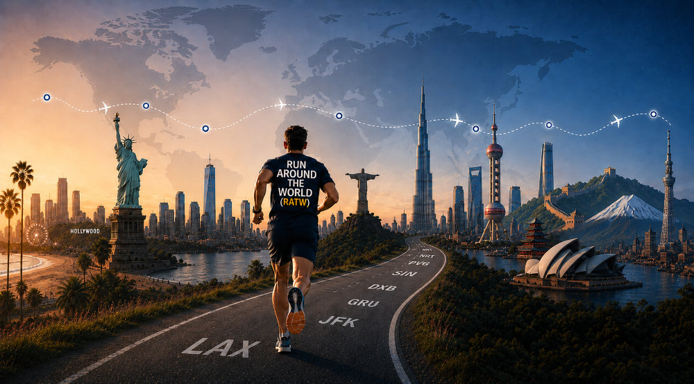 Run around the world